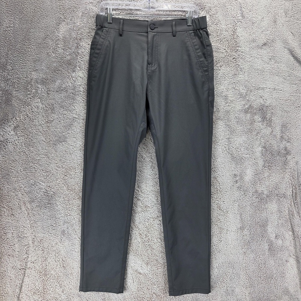 Jack Archer Pants Mens 30x30 Gray Chino Golf Microfiber Travel Casual